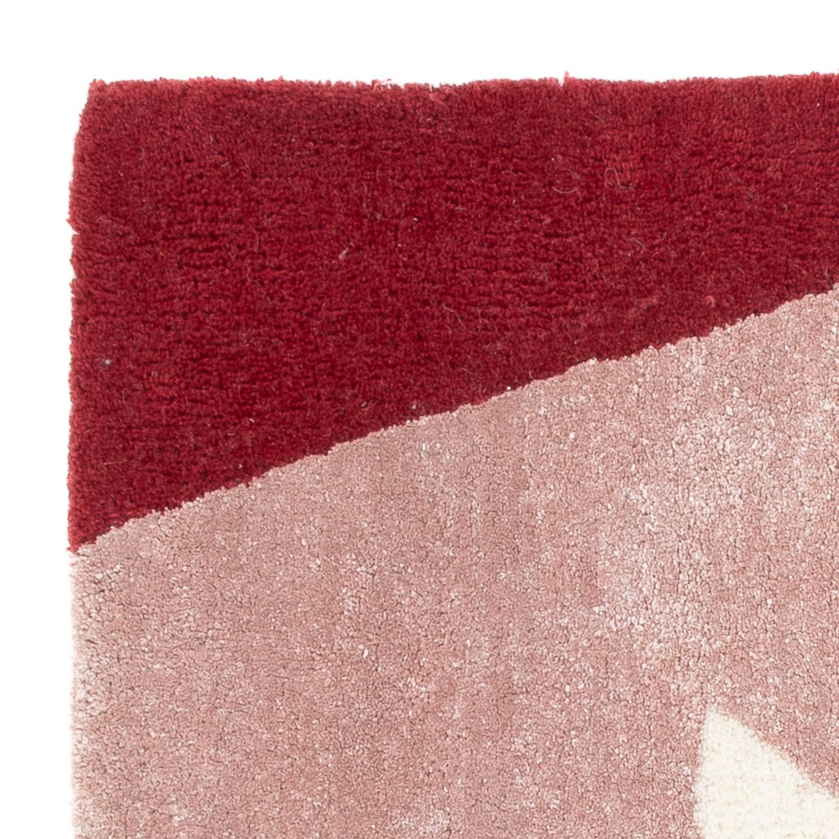 Tappeto di lana quadrato - 63 x 62 cm - multicolore