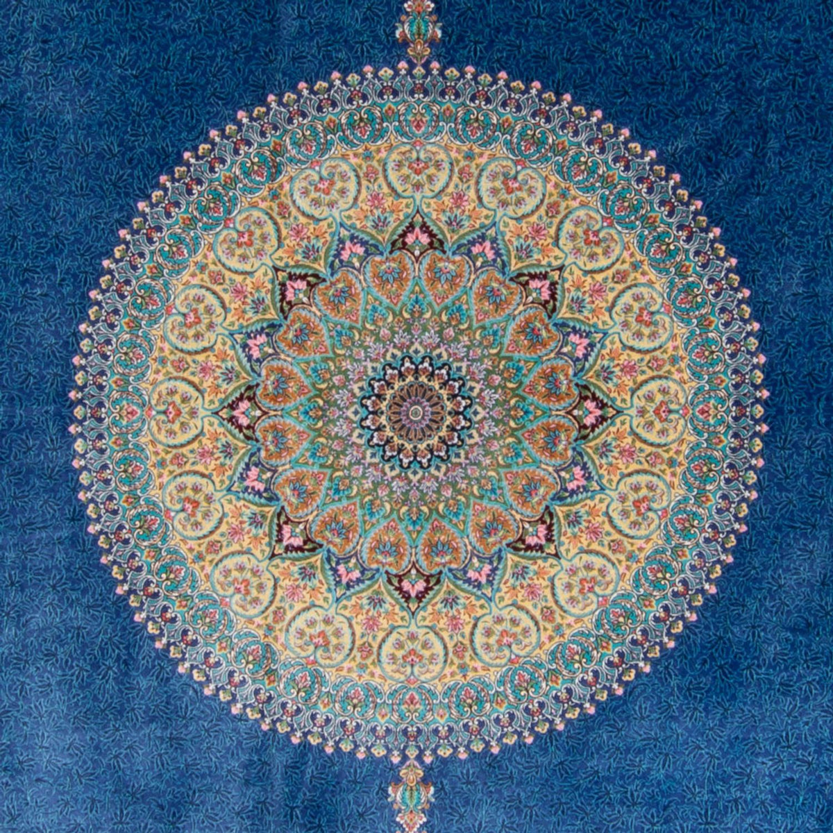 Tappeto Persero - Ghom - 300 x 200 cm - blu