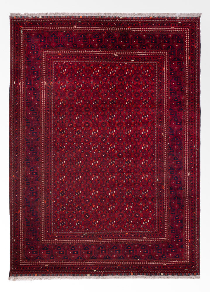Tappeto afgano - Bukhara - 289 x 208 cm - rosso