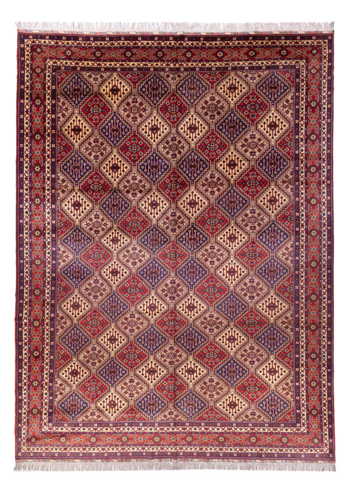 Tappeto afgano - 410 x 300 cm - beige scuro