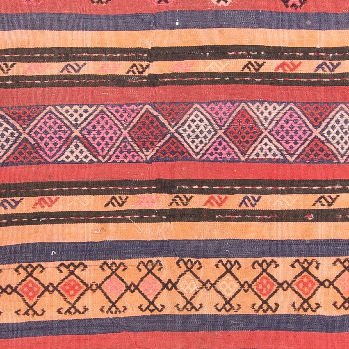Tappeto Kelim - Vecchio - 210 x 150 cm - multicolore