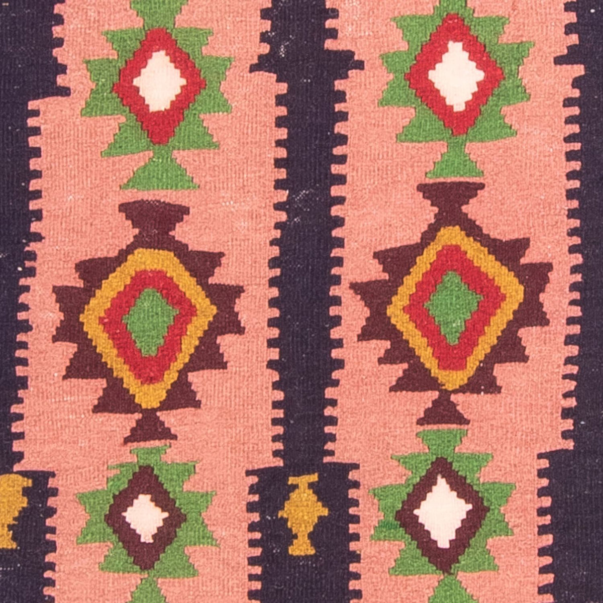 Tappeto corsia Tappeto Kelim - Vecchio - 275 x 110 cm - multicolore