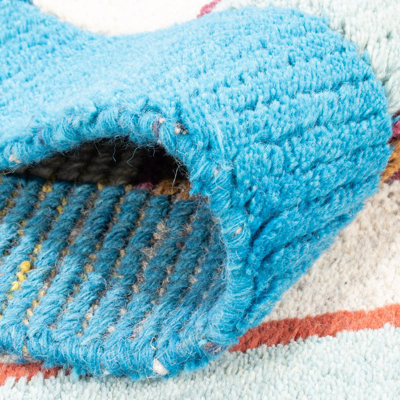 Tappeto Nepal - 140 x 70 cm - turchese