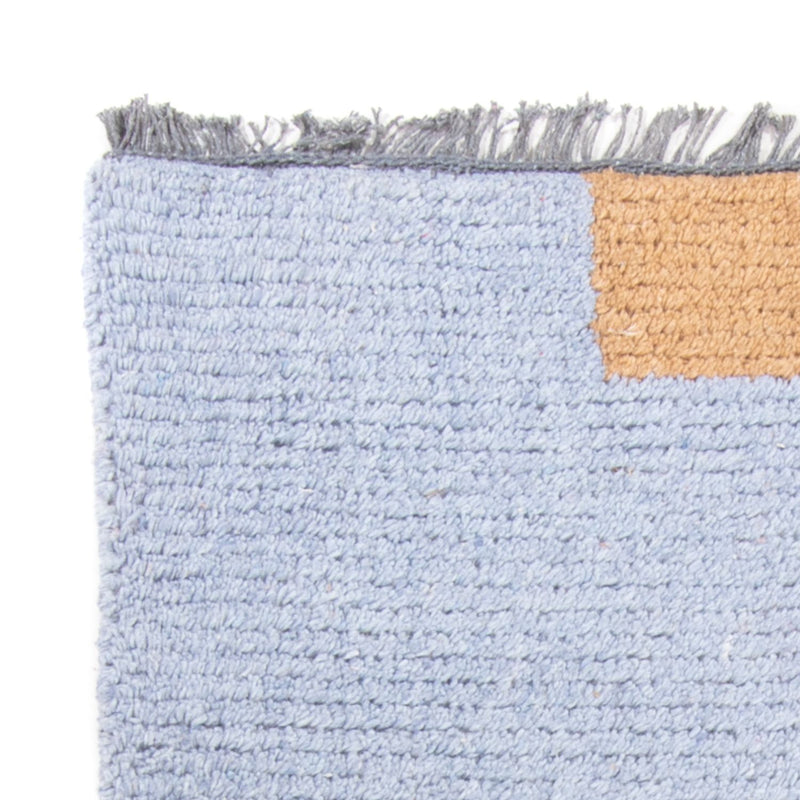 Tappeto Nepal - 140 x 70 cm - blu chiaro