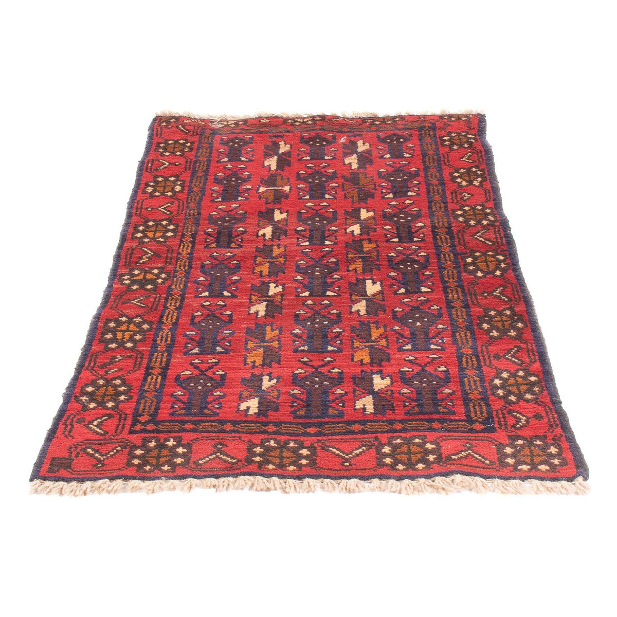 Tappeto Belutsch - 130 x 74 cm - rosso