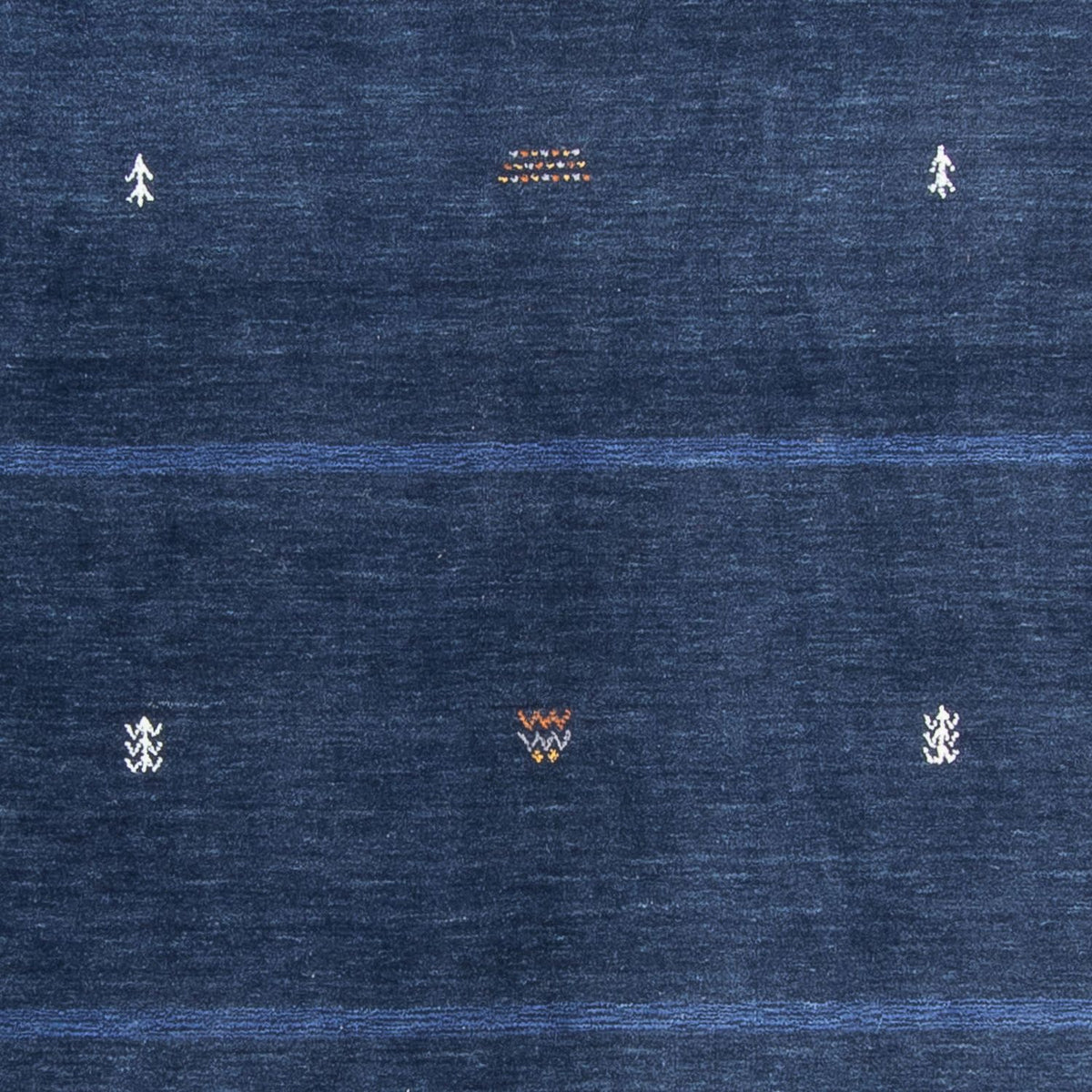 Tappeto Gabbeh - Loribaft Softy - 240 x 174 cm - blu scuro