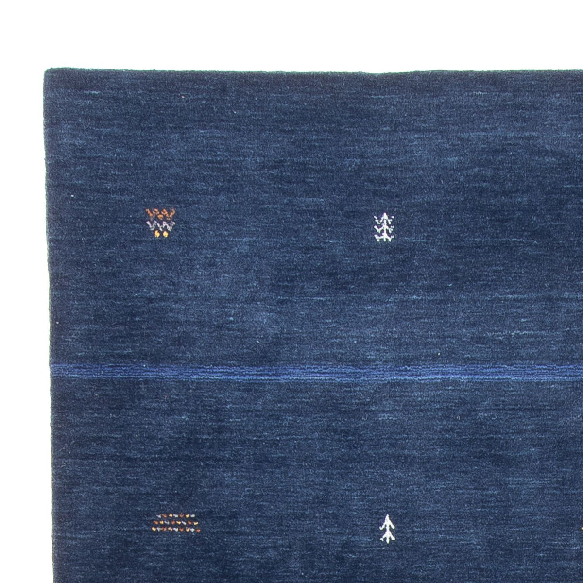 Tappeto Gabbeh - Loribaft Softy - 240 x 174 cm - blu scuro