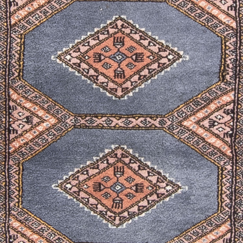 Tappeto corsia Tappeto Pakistani - 325 x 80 cm - blu chiaro