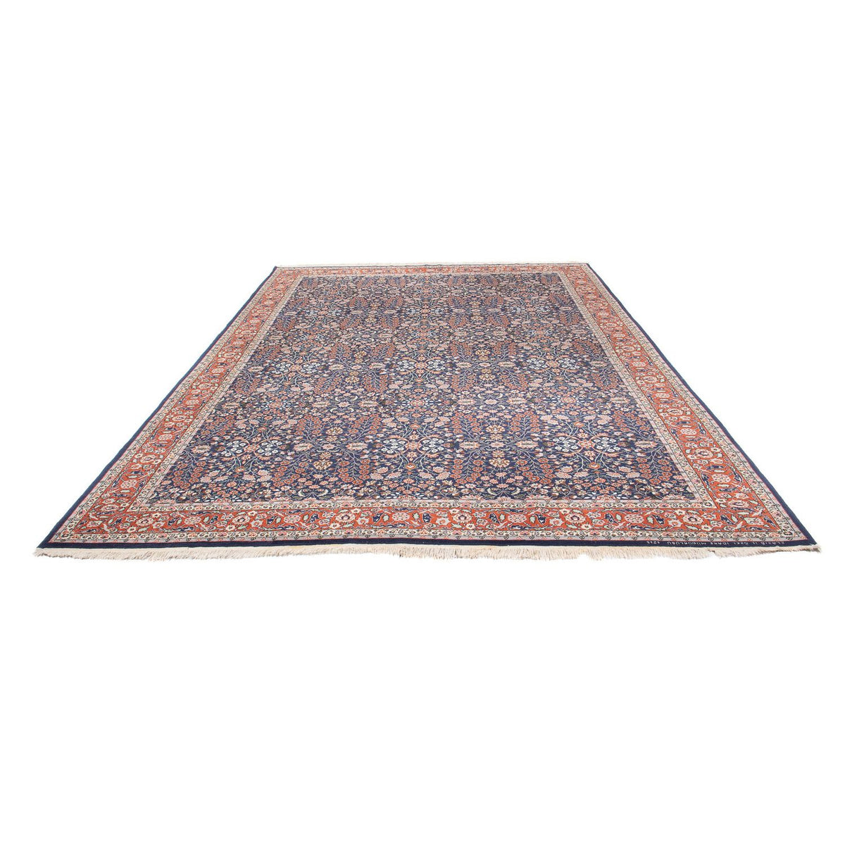 Tappeto orientale - Hereke - 363 x 237 cm - blu scuro