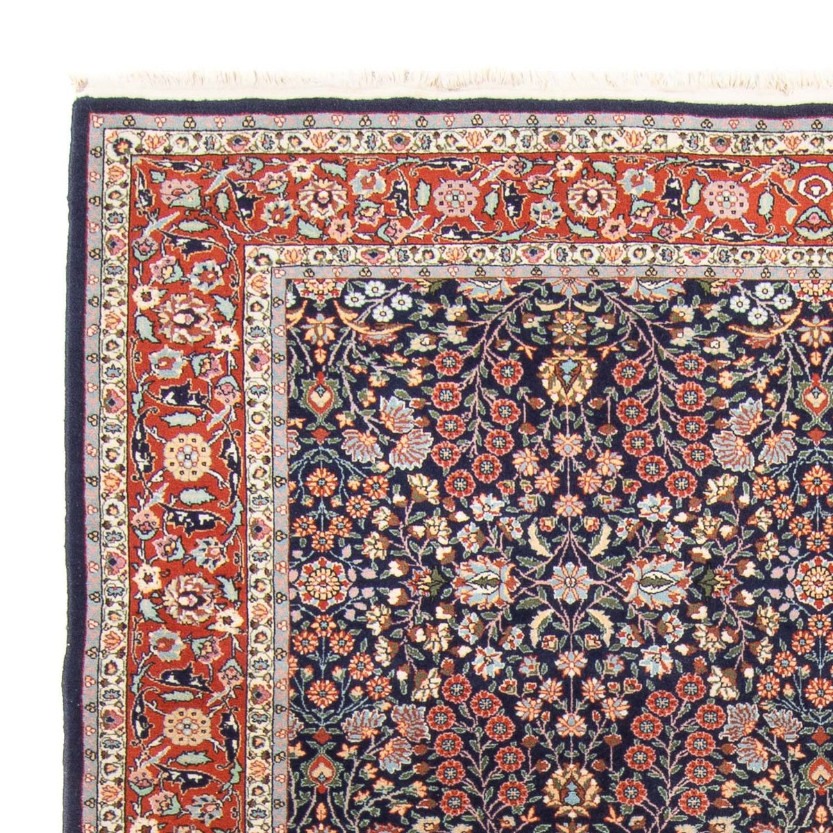 Tappeto orientale - Hereke - 290 x 187 cm - blu scuro