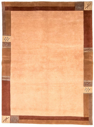 Tappeto Nepal - 238 x 172 cm - marrone chiaro