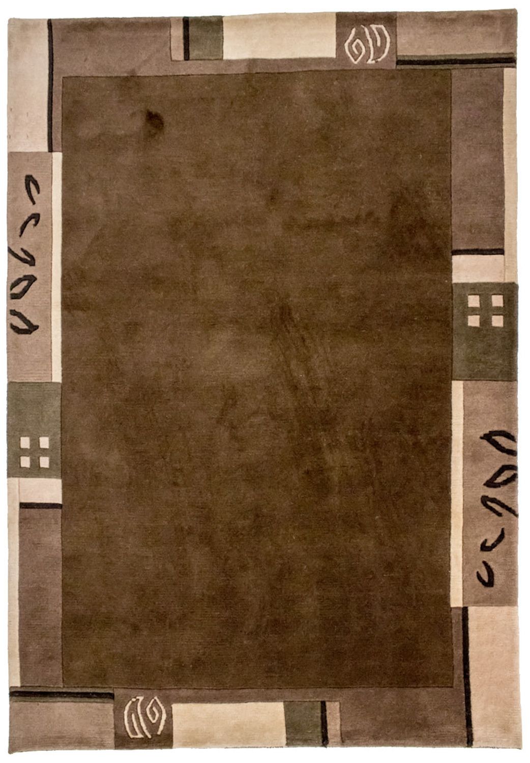 Tappeto Nepal - 199 x 144 cm - marrone