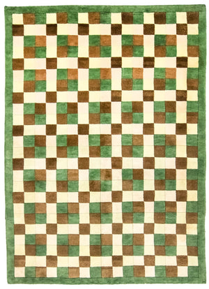 Tappeto Nepal - 225 x 161 cm - verde