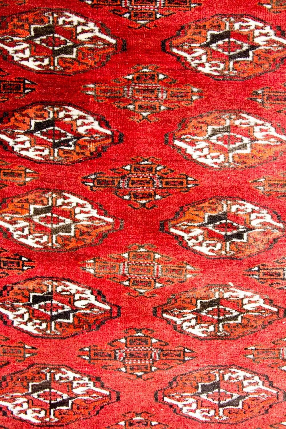Tappeto afgano - Bukhara - 229 x 174 cm - rosso