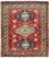 Tappeto Ziegler - Kazak quadrato  - 197 x 188 cm - rosso