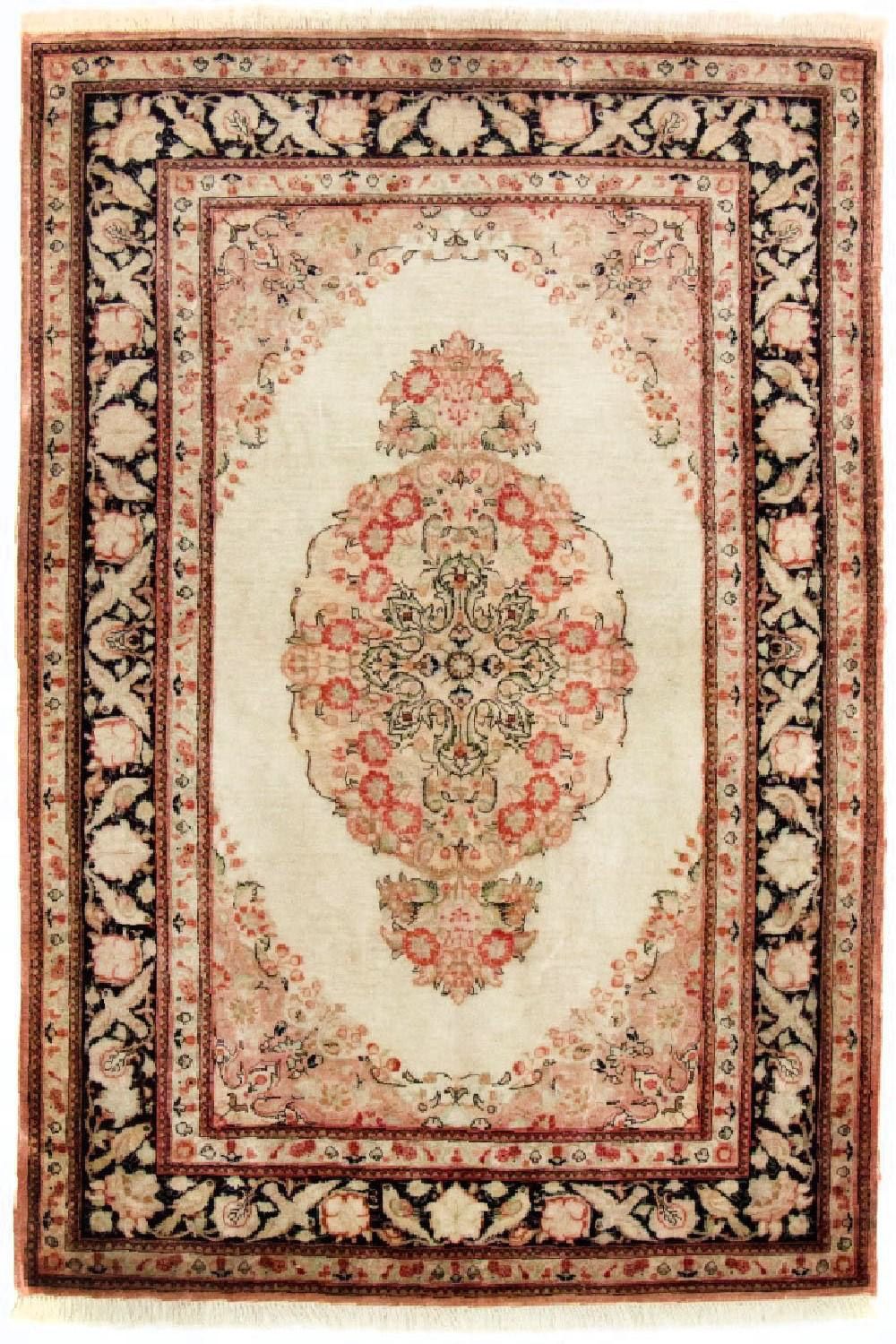 Tappeto di seta - Ghom seta - Premio - 120 x 70 cm - beige