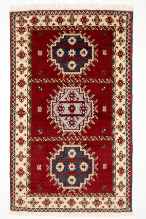 Tappeto orientale - 154 x 93 cm - rosso