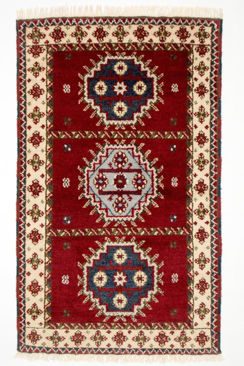Tappeto orientale - 154 x 93 cm - rosso