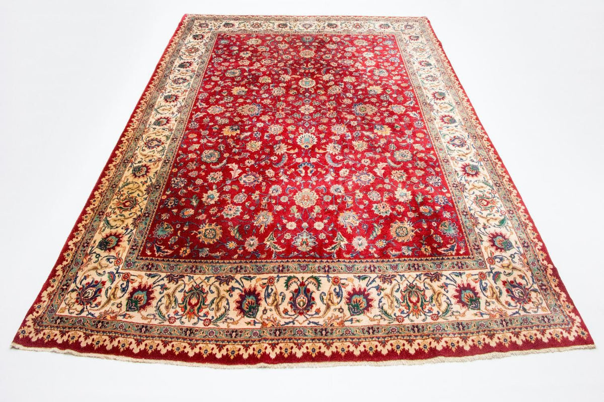 Tappeto Persero - Tabriz - 410 x 212 cm - rosso