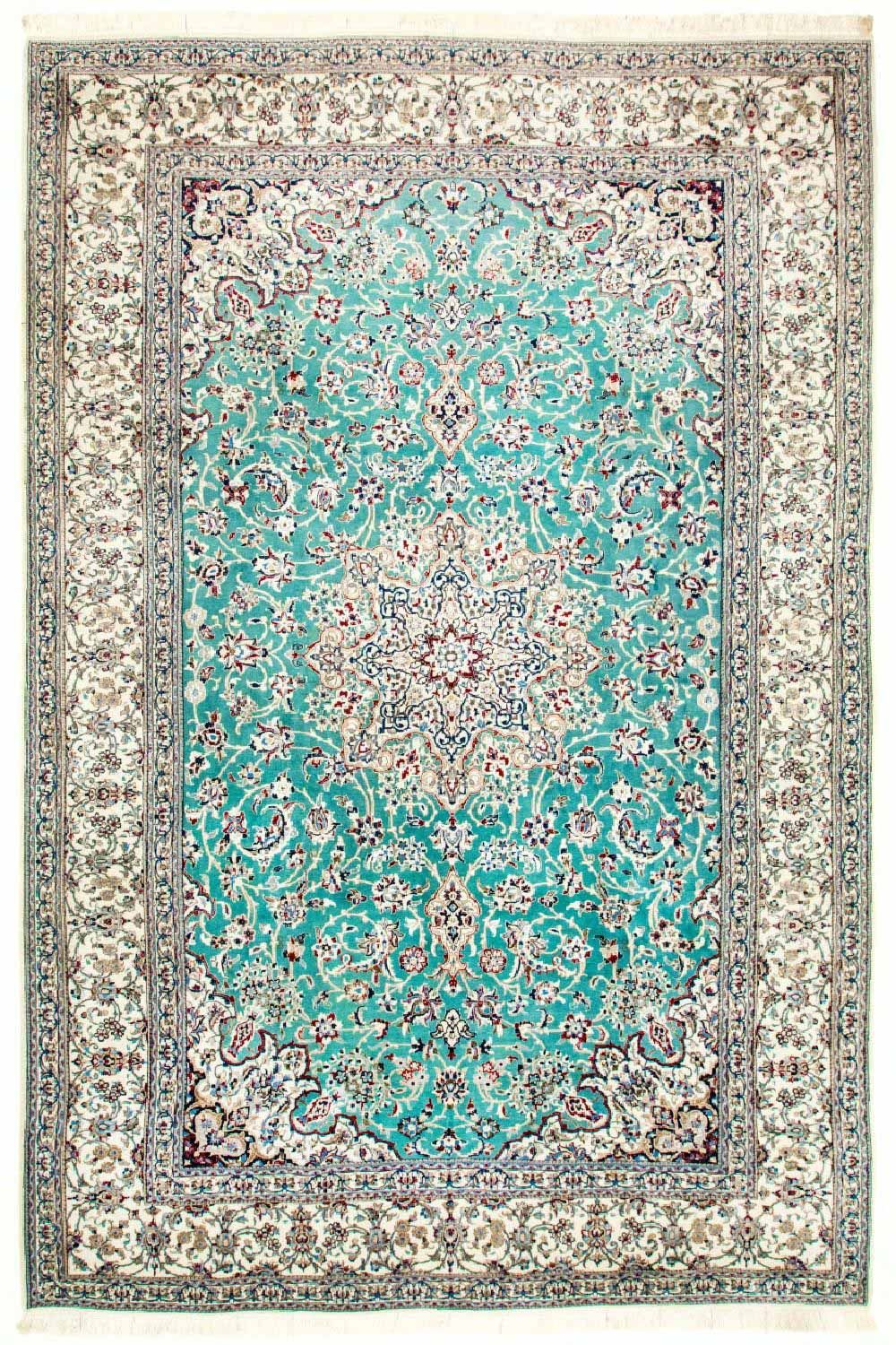 Tappeto Persero - Nain - Premio - 357 x 219 cm - verde