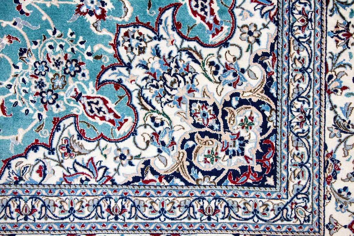 Tappeto Persero - Nain - Premio - 357 x 219 cm - verde