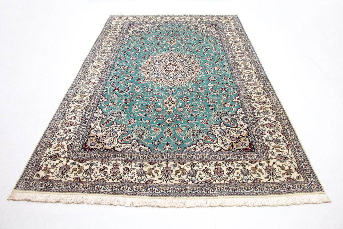 Tappeto Persero - Nain - Premio - 357 x 219 cm - verde