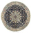 Tappeto Persero - Nain - Reale rotondo - 210 x 210 cm - blu scuro