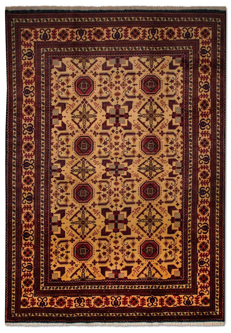 Tappeto afgano - Hatschlu - 290 x 202 cm - giallo