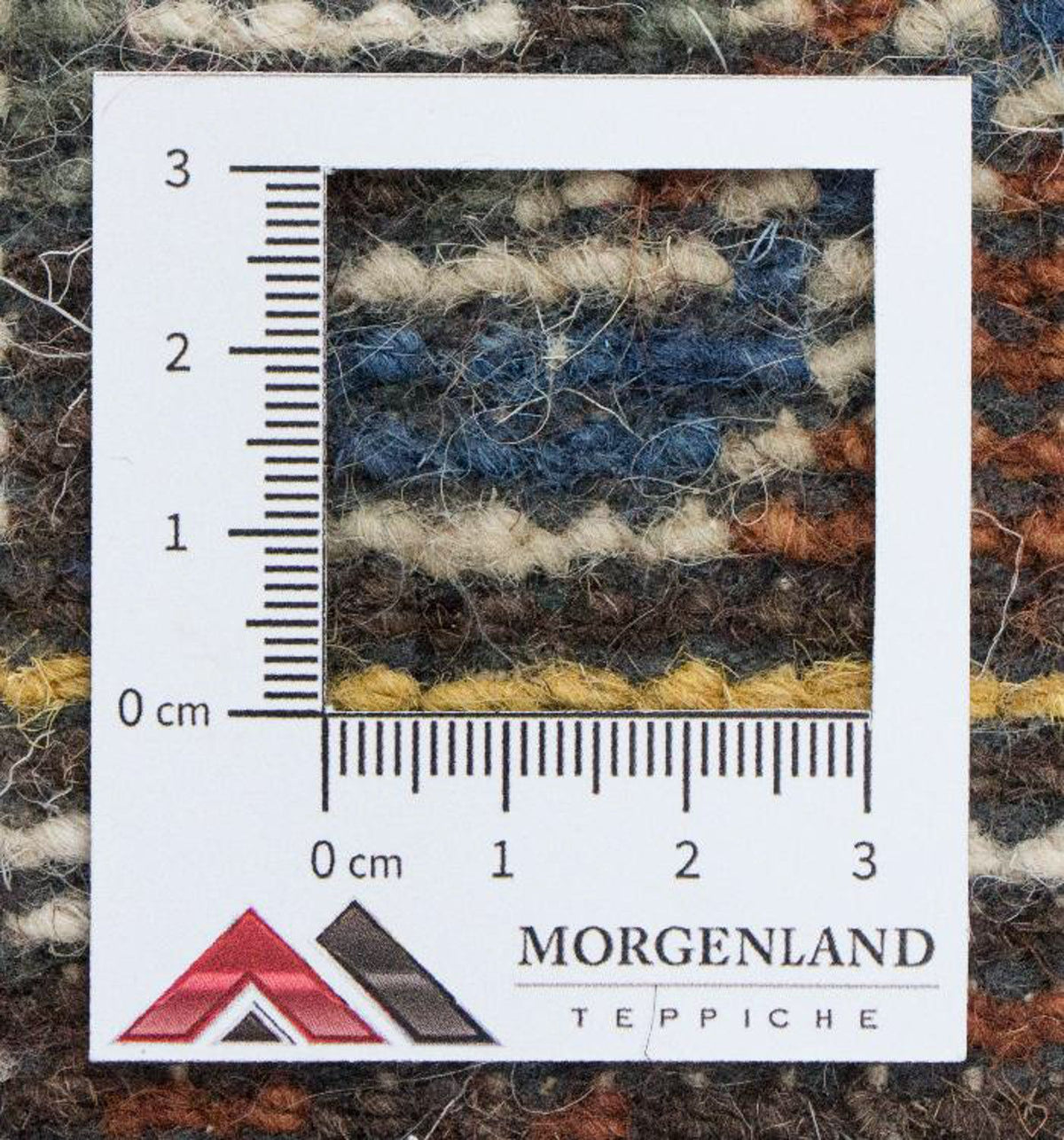 Tappeto orientale - 92 x 61 cm - marrone