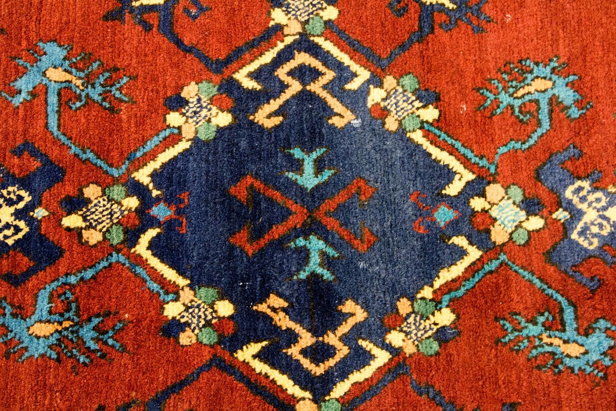 Tappeto afgano - Kunduz - 294 x 211 cm - rosso