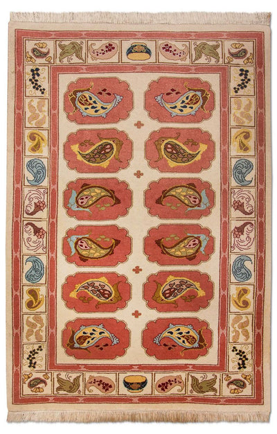 Tabriz - 50 Raj Tappeto 99x109cm - Tappeto persiano
