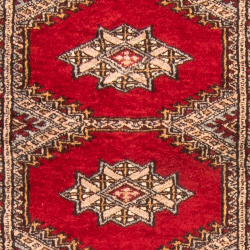 Tappeto corsia Tappeto Pakistani - 247 x 83 cm - rosso scuro