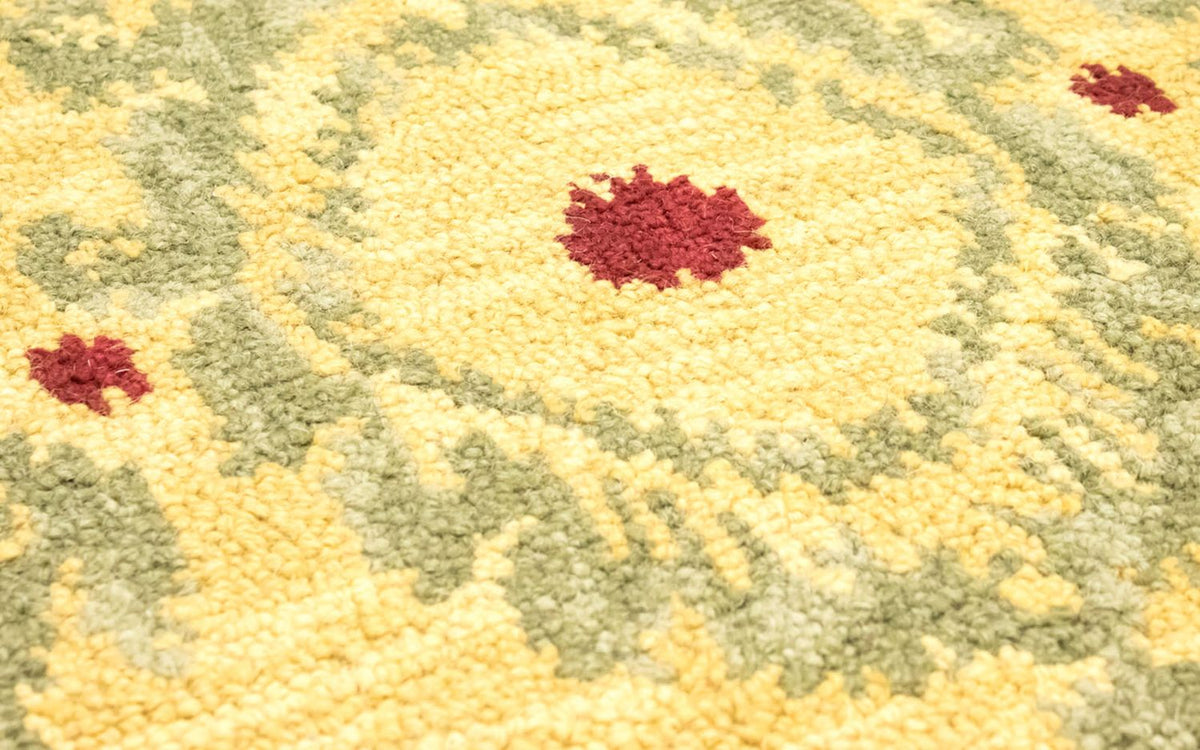 Tappeto di lana - 243 x 152 cm - giallo