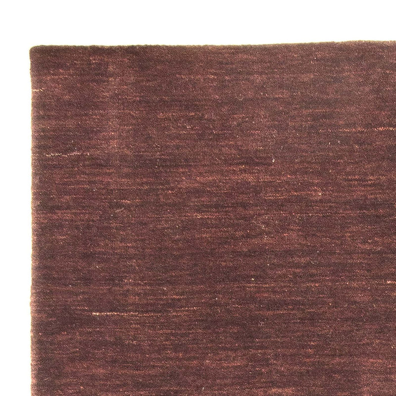 Tappeto Gabbeh - Loribaft Softy - 152 x 103 cm - marrone scuro