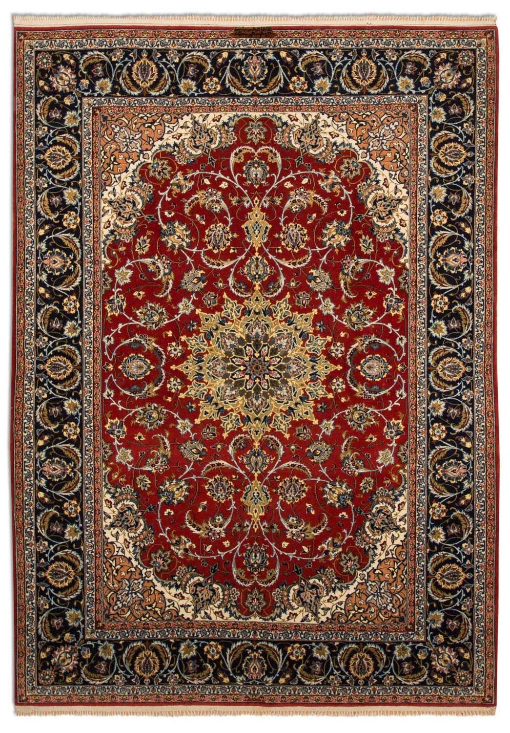 Tappeto Persero - Isfahan - Premio - 224 x 157 cm - rosso