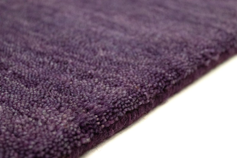 Tappeto corsia Tappeto Gabbeh - Indus - 400 x 80 cm - viola