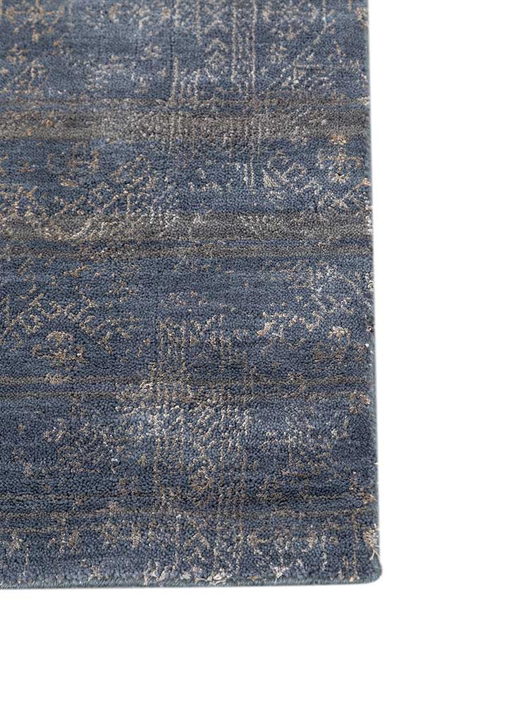 Tappeto di lana - 150 x 90 cm - blu scuro