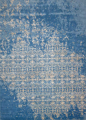 Tappeto di lana - 465 x 375 cm - blu
