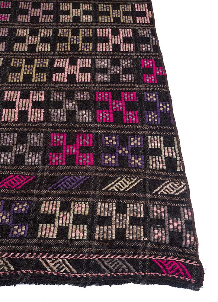 Tappeto di lana - 228 x 120 cm - viola