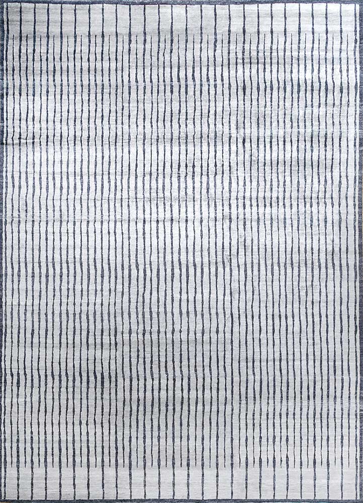 Tappeto in viscosa - 435 x 255 cm - grigio chiaro