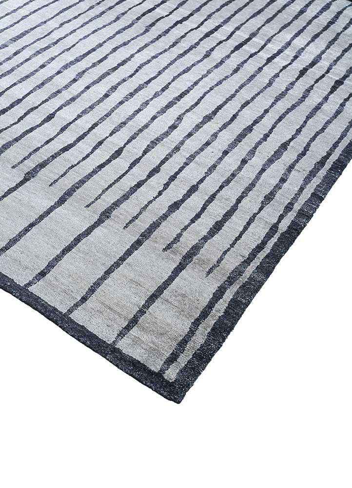 Tappeto in viscosa - 435 x 255 cm - grigio chiaro