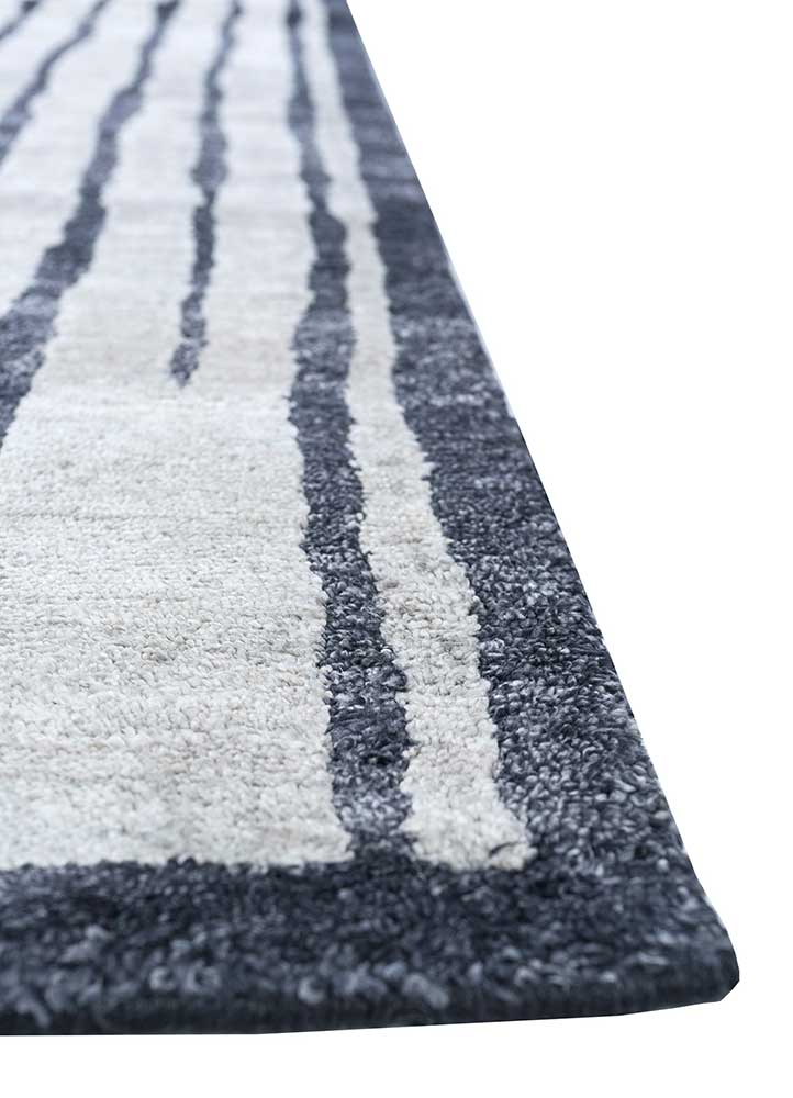 Tappeto in viscosa - 435 x 255 cm - grigio chiaro