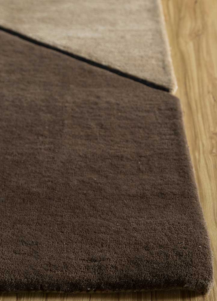 Tappeto di lana forma speciale  - 240 x 170 cm - beige