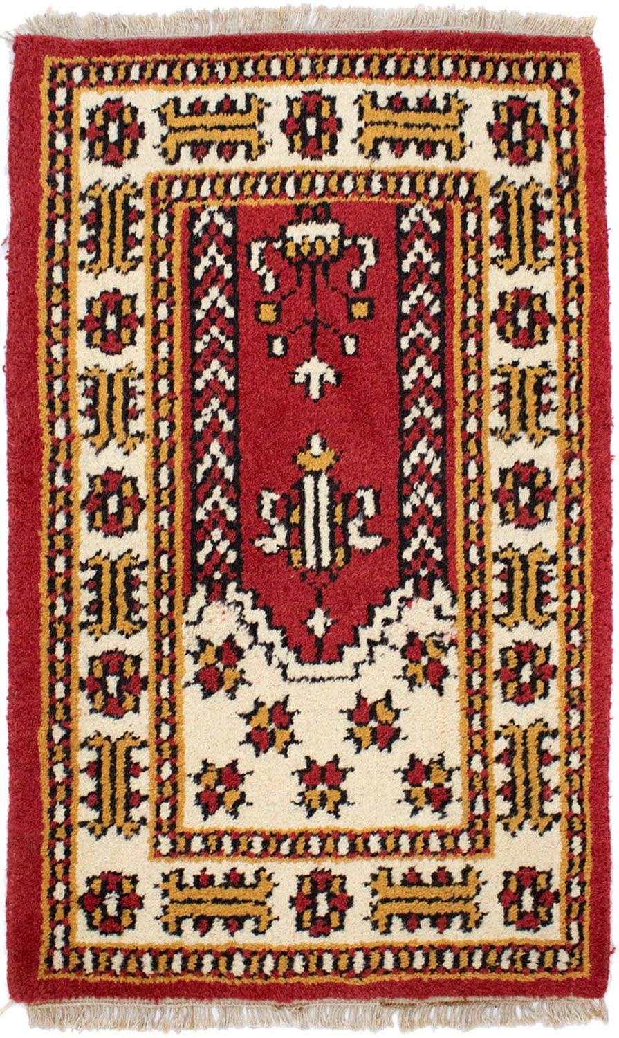 Tappeto orientale - 90 x 60 cm - rosso