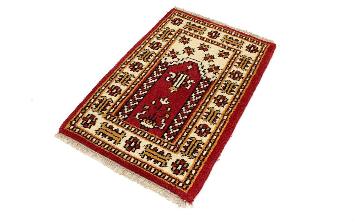 Tappeto orientale - 90 x 60 cm - rosso