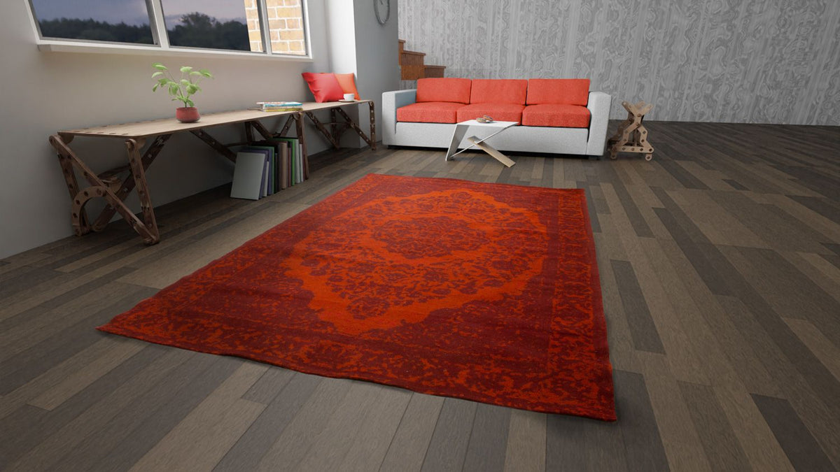 Tappeto vintage - 340 x 240 cm - rosso