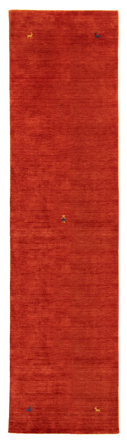 Tappeto corsia Tappeto Gabbeh - Softy - 200 x 80 cm - rosso