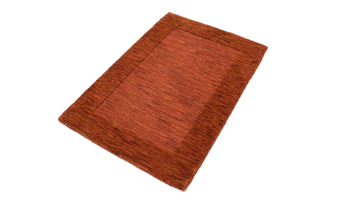 Tappeto di lana - 90 x 60 cm - ruggine