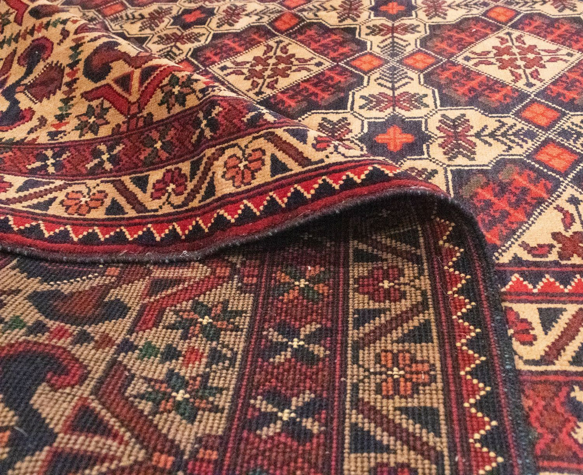 Tappeto afgano - 283 x 199 cm - marrone