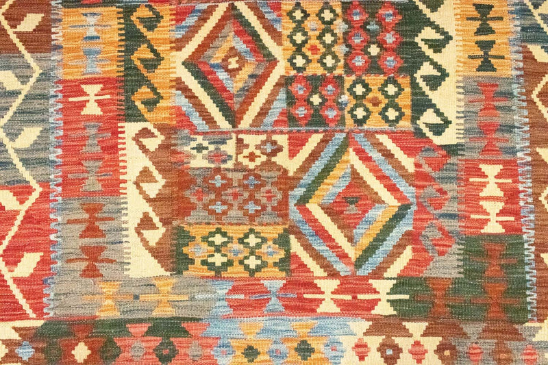 Tappeto Kelim - Orientale - 203 x 154 cm - arancione